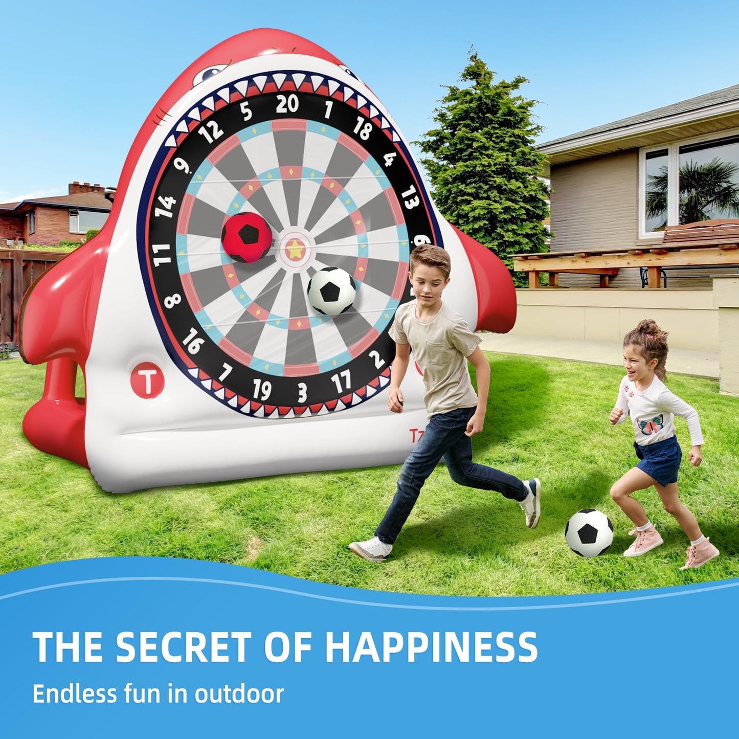 Inflatable Game Outdoor Giant Dartboard for Soccer Large Carnival Outdoor Gam...