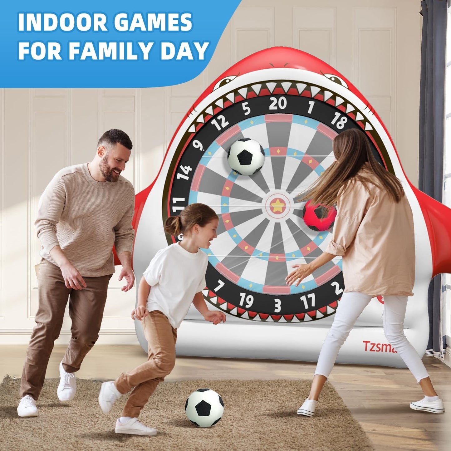Inflatable Game Outdoor Giant Dartboard for Soccer Large Carnival Outdoor Gam...