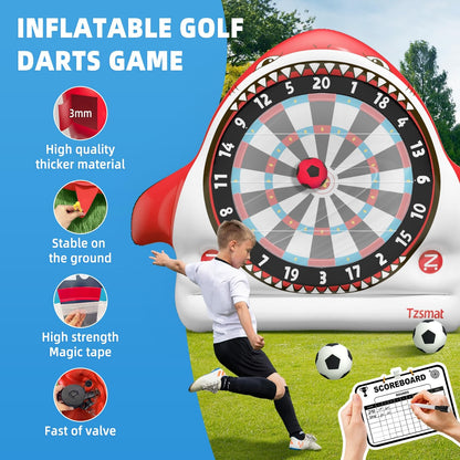 Inflatable Game Outdoor Giant Dartboard for Soccer Large Carnival Outdoor Gam...