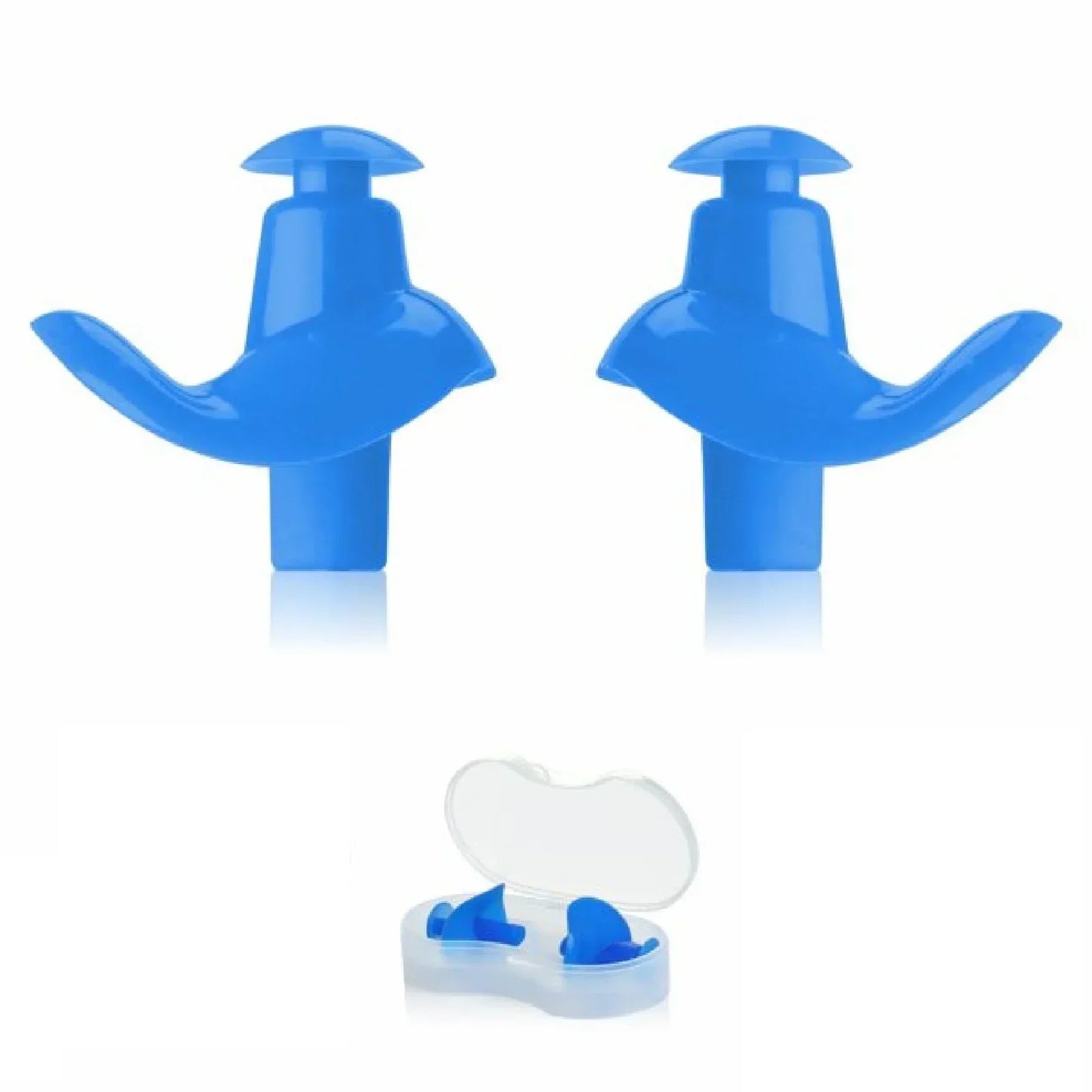 1 Pair Waterproof Swimming Ear Plugs Water Sports Swimming Diving Adult Waterproof Ear Protector Swimming Accessories