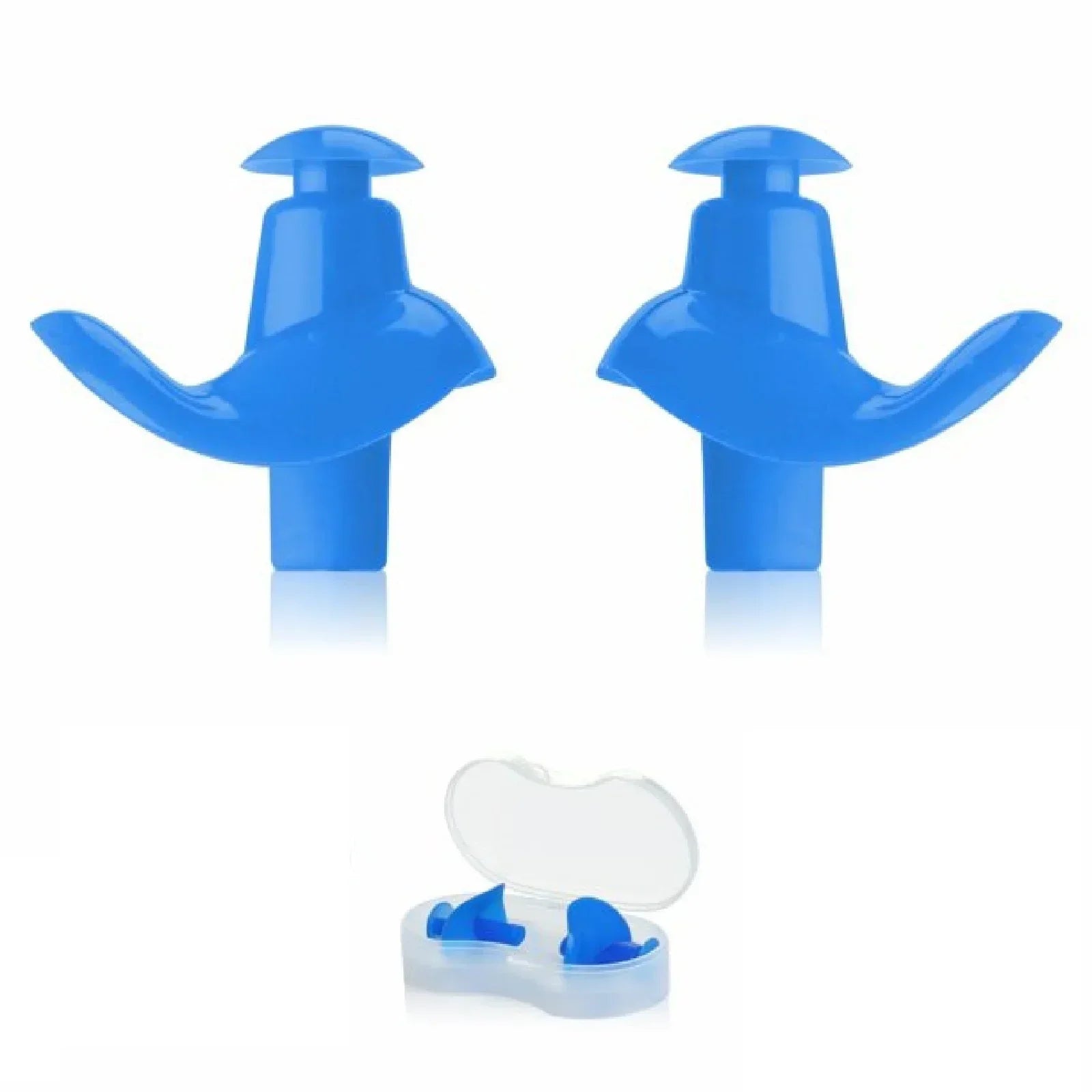 1 Pair Waterproof Swimming Ear Plugs Water Sports Swimming Diving Adult Waterproof Ear Protector Swimming Accessories