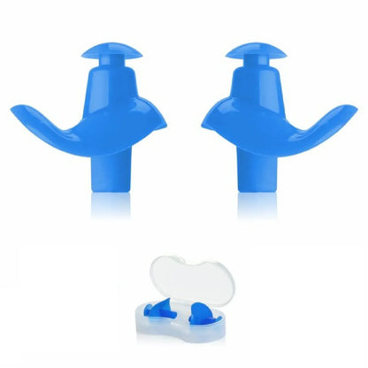 1 Pair Waterproof Swimming Ear Plugs Water Sports Swimming Diving Adult Waterproof Ear Protector Swimming Accessories