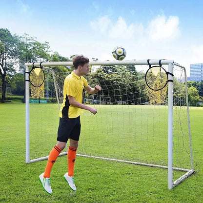 1Pc Soccer Target Goal, Easy to Attach and Detach to the Goal, for Shooting Accuracy Training